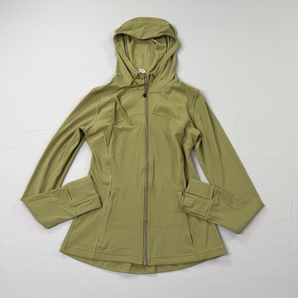 Lululemon Women's Hooded Full Zip Define Style Jacket Green Size 8 Ventilated